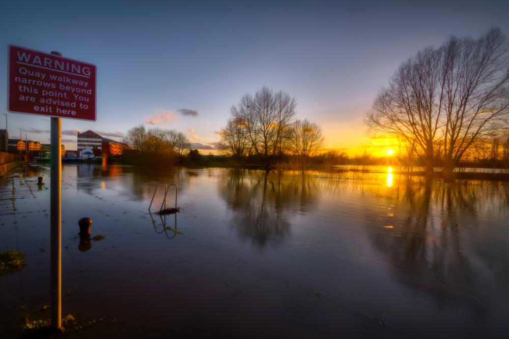 Severn flooding The Quay